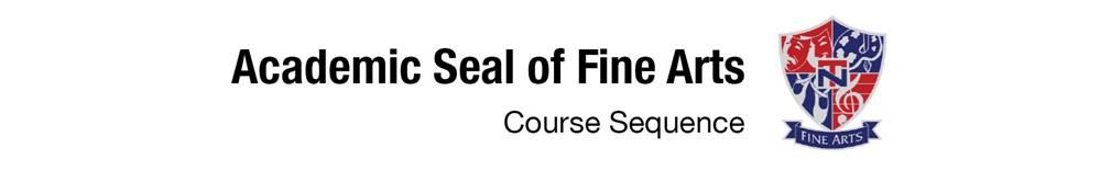 Seal Headers_Academic Seal of Fine Arts Course Sequence